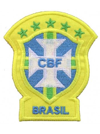 BRAZIL FOOTBALL ASSOCIATION SOCCER EMBROIDERED PATCH #01